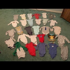 6 month onesie lot